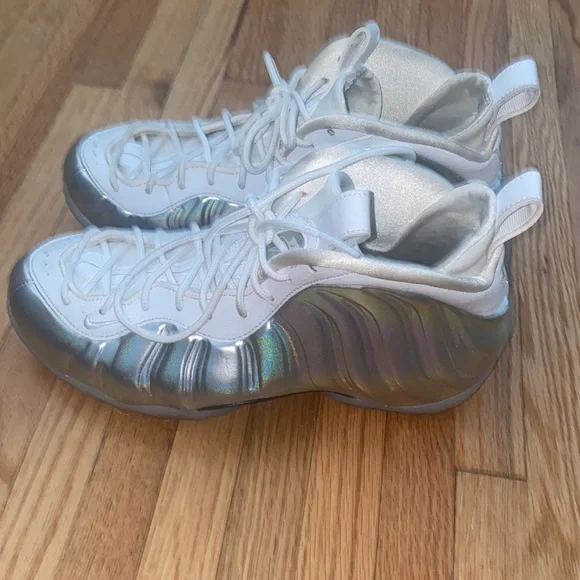 Nike | Shoes | Nike Air Womens Foamposite One Chrome | Poshmark display picture 3